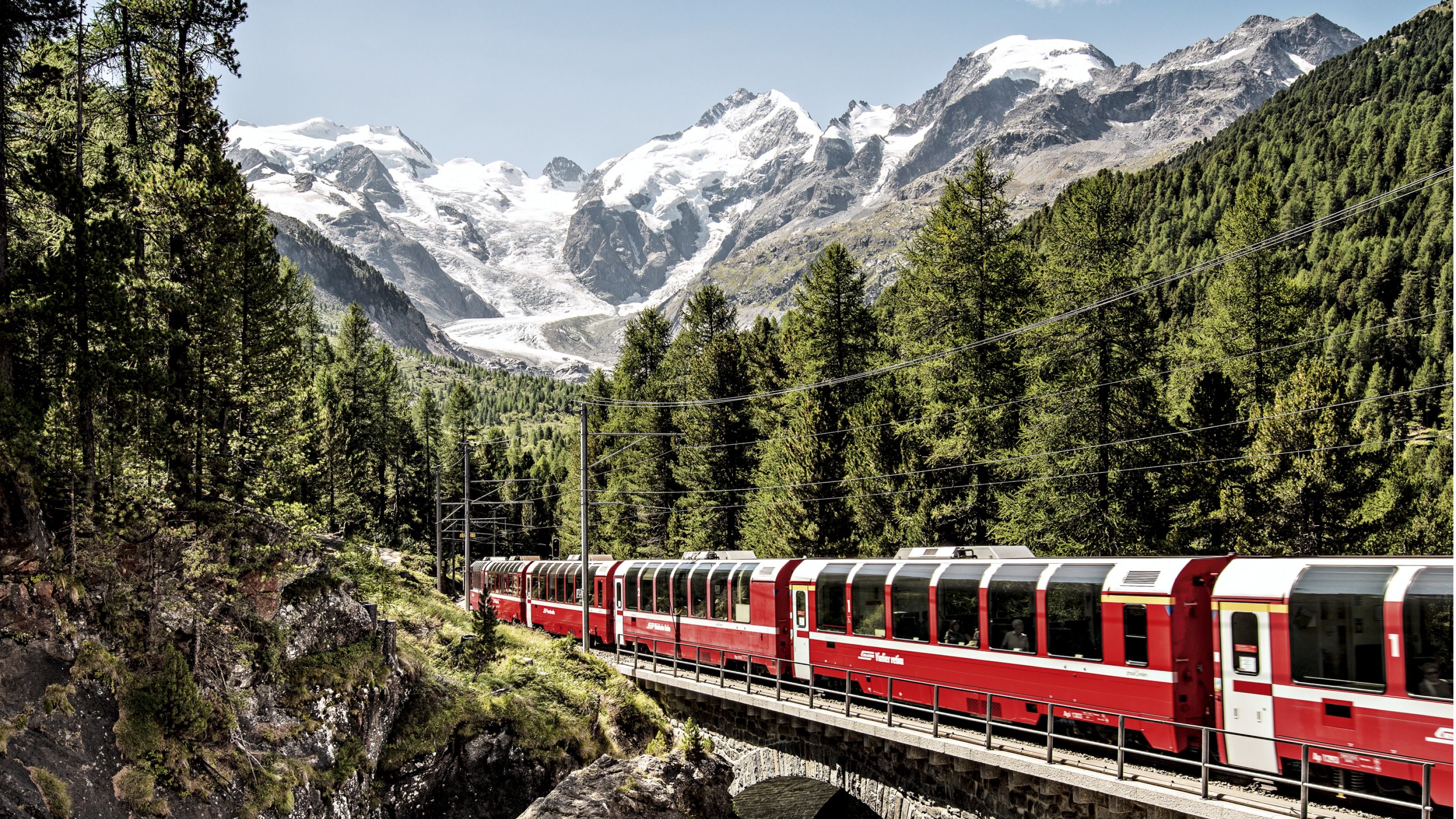 Bernina Express Scenic Train Route